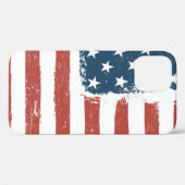 Hintergrund der amerikanischen Flagge. Schnellere  Case-Mate iPhone Hülle (Rückseite (Horizontal))