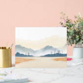 Hintergrund der Aquarellbilder Acrylschild (Hochzeit)