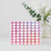 Hintergrund der Aquarellfarbe Postkarte (Stehend Vorderseite)