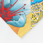 Hintergrund der Batik. Vintages Design Fleecedecke (Ecke)