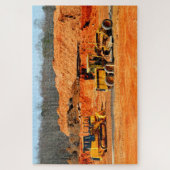 Hintergrund der Baustelle Puzzle (Vertikal)