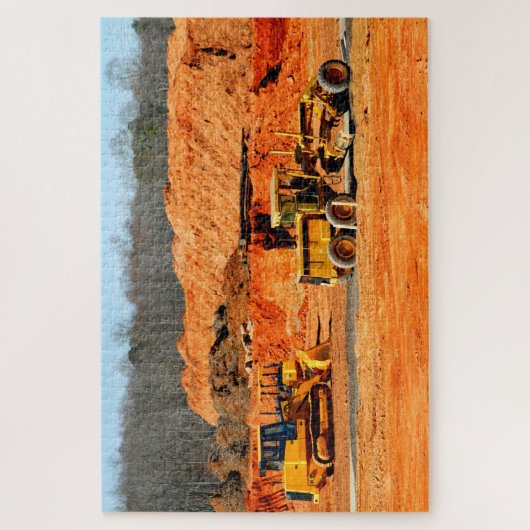 Hintergrund der Baustelle Puzzle (Vertikal)