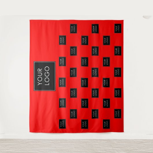 Hintergrund der beruflichen Geschäftslogos Wandteppich (Vorderseite)