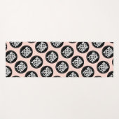 Hintergrund der beruflichen Rosa-Wiederholung von  Yogamatte (Vorderseite (Horizontal))