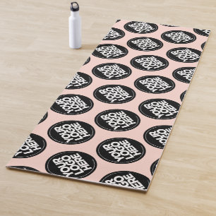 Hintergrund der beruflichen Rosa-Wiederholung von  Yogamatte