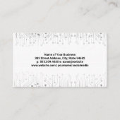 Hintergrund der Binärkodierung auf der Leiterplatt Visitenkarte (Rückseite)