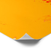 Hintergrund der Birkenrinde nah Poster (Ecke)