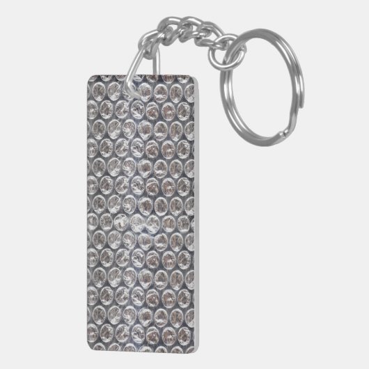 Hintergrund der Blase Wrap Schlüsselanhänger (Rückseite rechts)