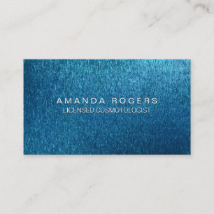 Hintergrund der Blauen Textur Visitenkarte