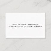 Hintergrund der Blue Texture Artwork Visitenkarte (Rückseite)