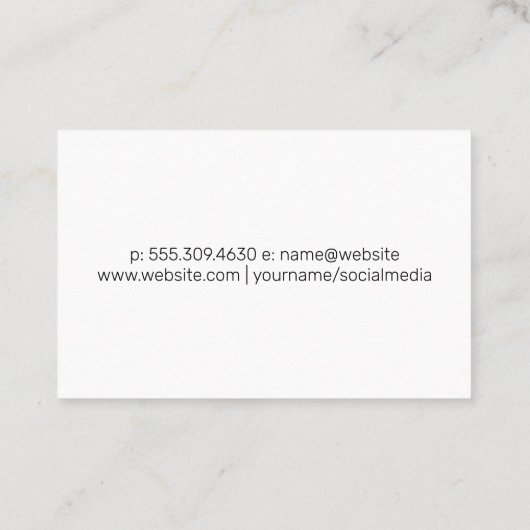 Hintergrund der Blue Texture Artwork Visitenkarte (Rückseite)