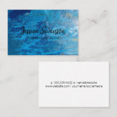 Hintergrund der Blue Texture Artwork Visitenkarte (Vorne/Hinten)