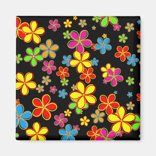 Hintergrund der Blume Magnet (Vorne)