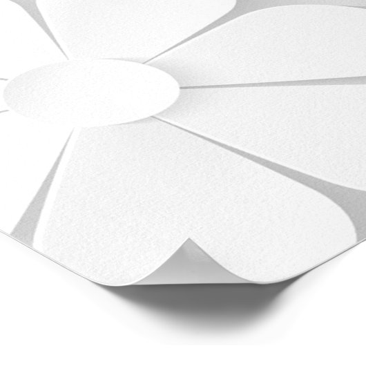 Hintergrund der Blume Poster (Ecke)