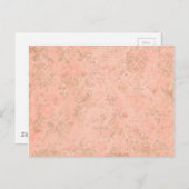 Hintergrund der Blume Postkarte (Vorne/Hinten)