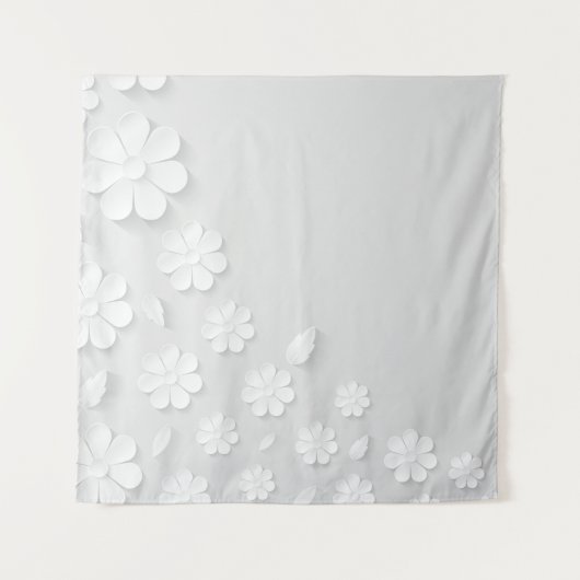 Hintergrund der Blume Wandteppich (Vorderseite)
