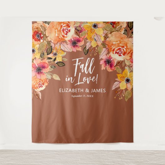 Hintergrund der blutigen Hochzeit in der Liebe Wandteppich (Vorderseite)