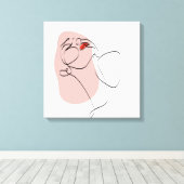 Hintergrund der Bohemischen Linie Leinwanddruck (Insitu (Holzboden))