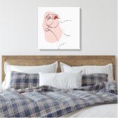 Hintergrund der Bohemischen Linie Leinwanddruck (Insitu (Schlafzimmer))