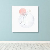 Hintergrund der Bohemischen Linie Leinwanddruck (Insitu (Holzboden))