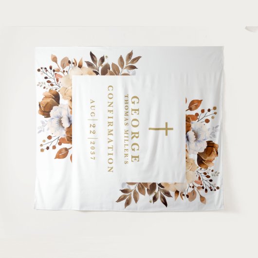 Hintergrund der botanischen Bestätigung des Rustik Wandteppich (Vorderseite (Horizontal))