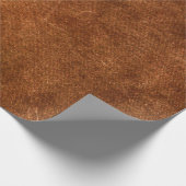 Hintergrund der braunen Leinwand. Textur, alt, abs Geschenkpapier (Ecke)