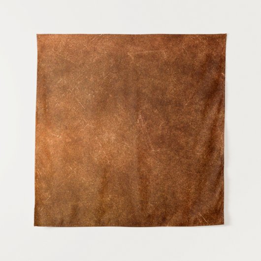 Hintergrund der braunen Leinwand. Textur, alt, abs Wandteppich (Vorderseite)