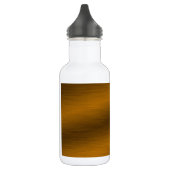 Hintergrund der Bronze Edelstahlflasche (Links)