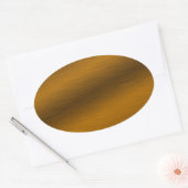 Hintergrund der Bronze Ovaler Aufkleber (Umschlag)