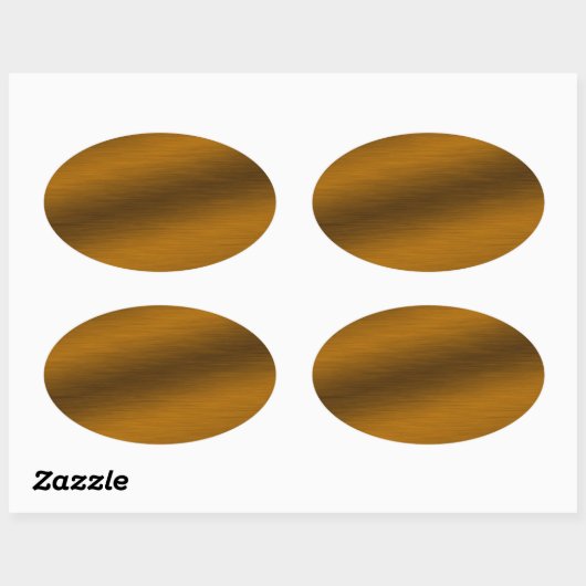 Hintergrund der Bronze Ovaler Aufkleber (Blatt)