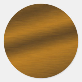 Hintergrund der Bronze Runder Aufkleber