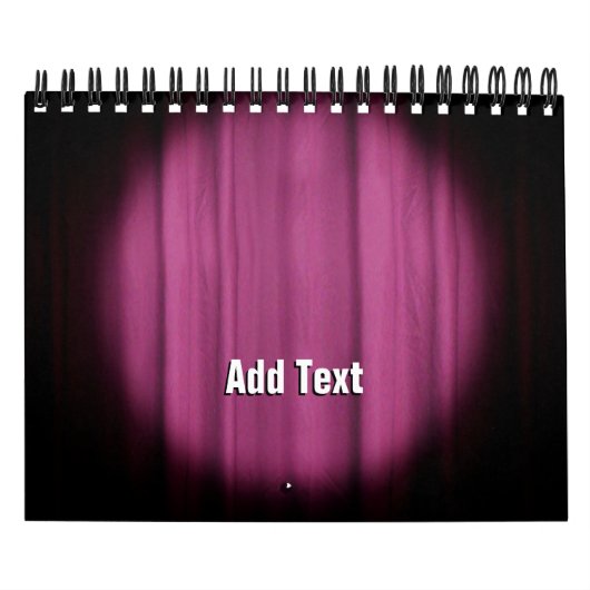 Hintergrund der Bühne im Spotlight Center Kalender (Titelbild)