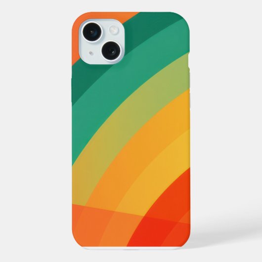 Hintergrund der bunten Bögen iPhone Hülle (Rückseite)