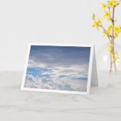 Hintergrund der Cloudscape Karte (Gelbe Blume)