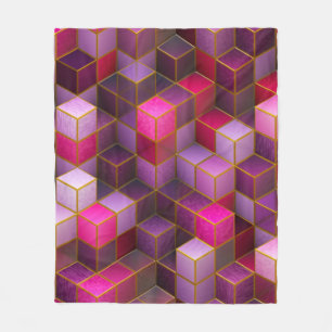 Hintergrund der Cube-Oberfläche Fleecedecke