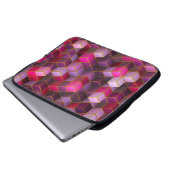 Hintergrund der Cube-Oberfläche Laptopschutzhülle (Vorne Knopf)
