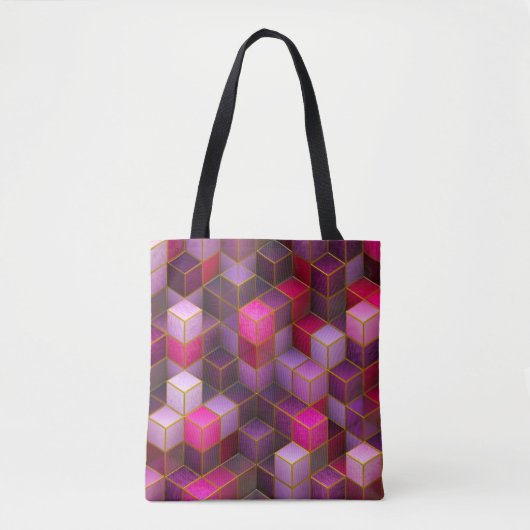 Hintergrund der Cube-Oberfläche Tasche (Vorderseite)
