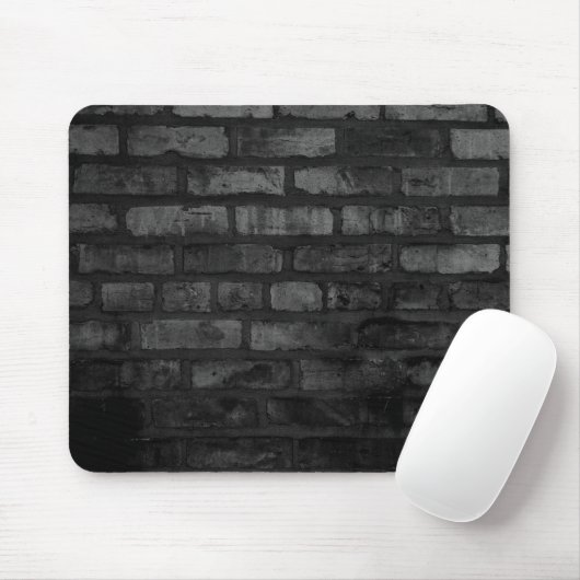 Hintergrund der dunklen Ziegelwand Mousepad (Mit Mouse)