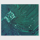 Hintergrund der elektronischen Schalttafel, abstra Geschenkpapier (Flach)