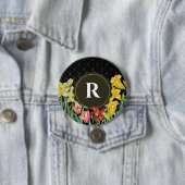 Hintergrund der ersten Frühlingsblumen für Monogra Button (Beispiel)