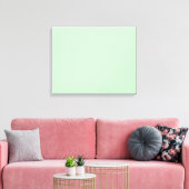 Hintergrund der Farbe von Eggshell Blue Green Past Leinwanddruck (Insitu (Wohnzimmer))