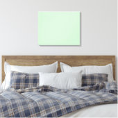 Hintergrund der Farbe von Eggshell Blue Green Past Leinwanddruck (Insitu (Schlafzimmer))