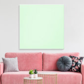 Hintergrund der Farbe von Eggshell Blue Green Past Leinwanddruck (Insitu (Wohnzimmer))