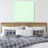 Hintergrund der Farbe von Eggshell Blue Green Past Leinwanddruck (Insitu (Schlafzimmer))