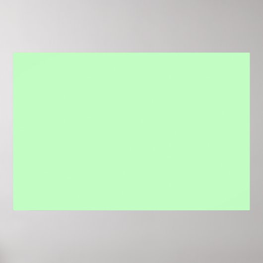 Hintergrund der Farbe von Eggshell Blue Green Past Poster (Vorne)
