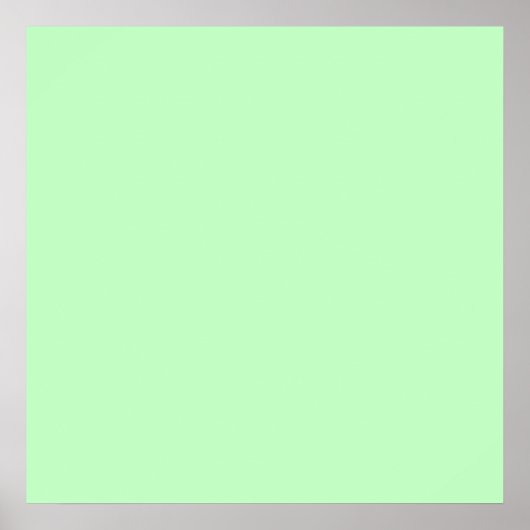 Hintergrund der Farbe von Eggshell Blue Green Past Poster (Vorne)