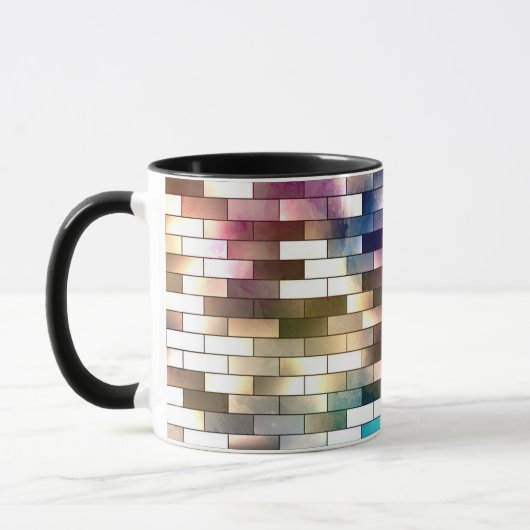 Hintergrund der Farbwand Tasse (Links)
