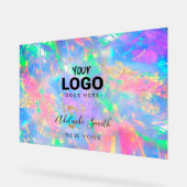 Hintergrund der Feueroptik Acrylschild (Winkel)