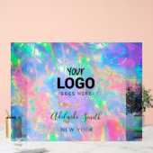 Hintergrund der Feueroptik Acrylschild (Hochzeit)