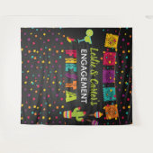 Hintergrund der Fiesta Verlobung Wandteppich (Vorderseite (Horizontal))